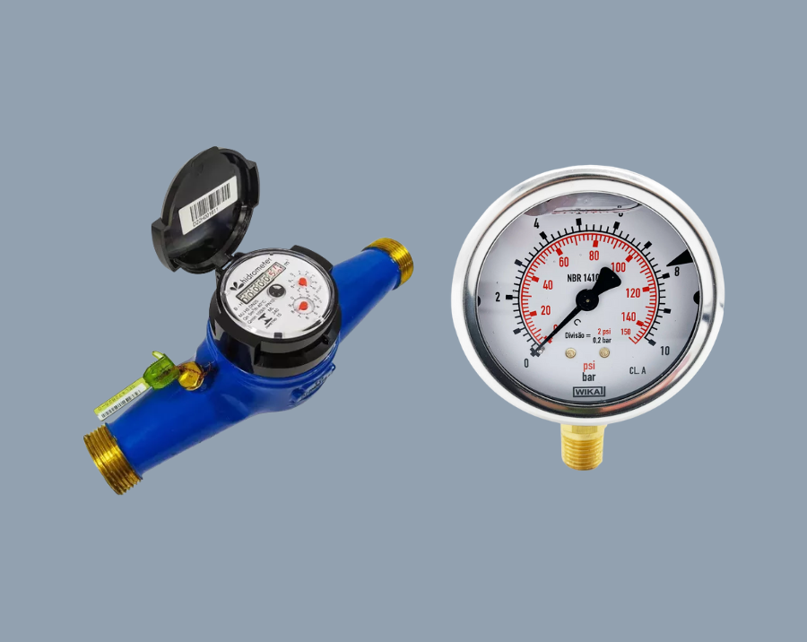 Hidrômetros e Manômetros
